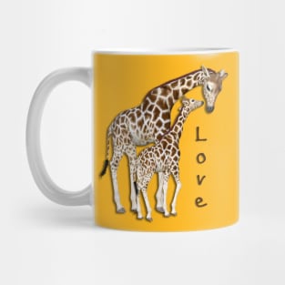 Mom and Baby Giraffe Mug